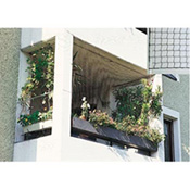 Balkonnetz, schwarz, Best.-Nr. 142.00 Balkonnetz, schwarz