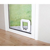 4-Wege-Freilauftür für Glas, Best.-Nr. 4414 4-Wege-Freilauftür für Glas